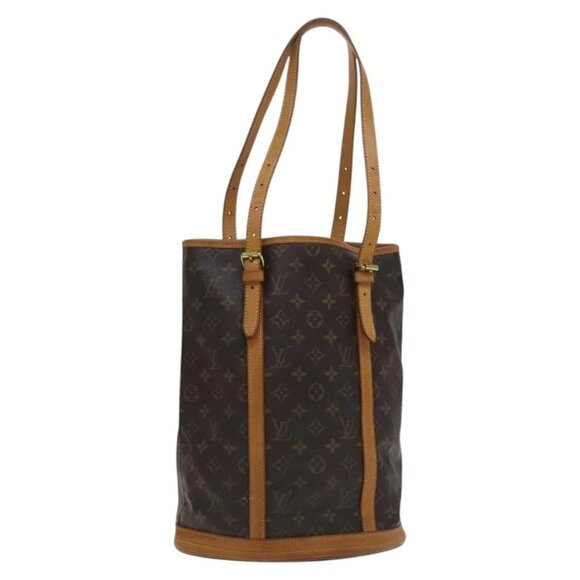LOUIS VUITTON Monogram Bucket GM Shoulder Bag M42236 LV Auth 113189 - Picture 1 of 16